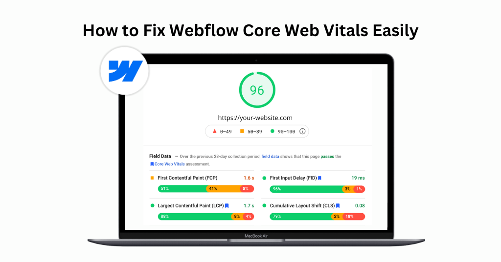 How to Fix Webflow Core Web Vitals Easily