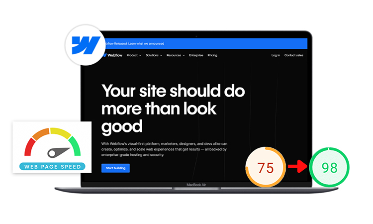How to Improve Webflow Site Speed in Just 15 Minutes