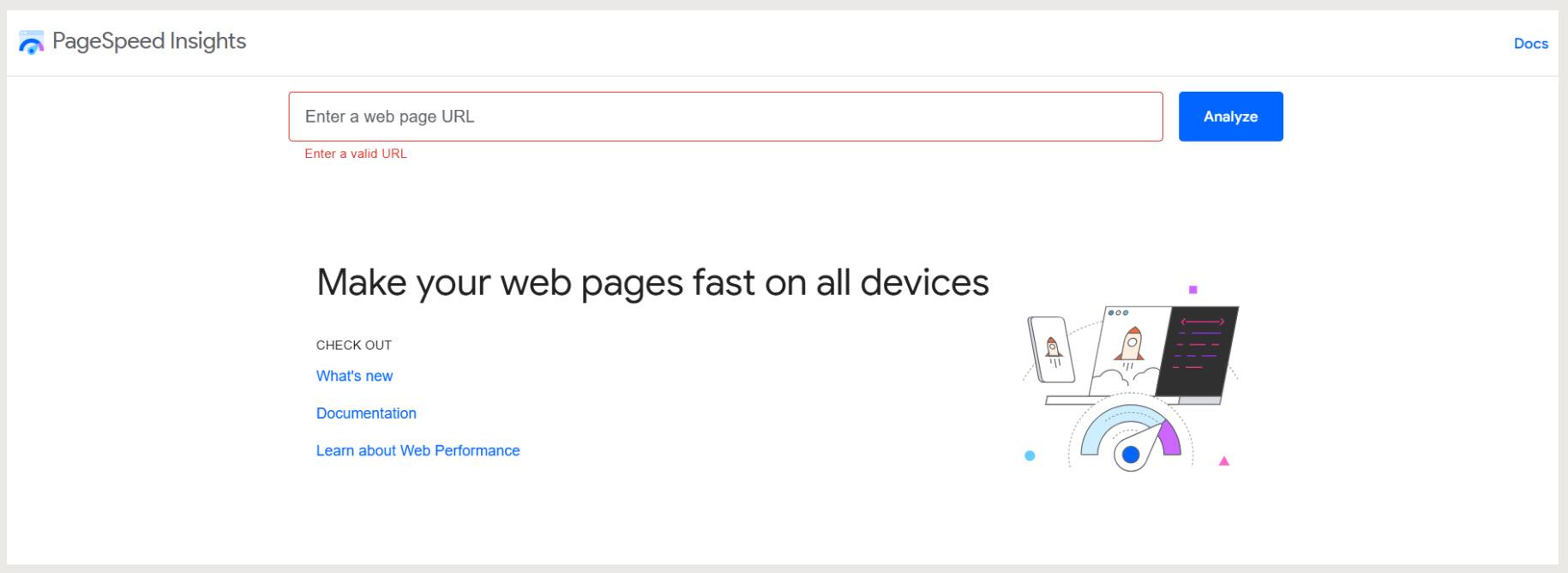 Pagespeed Insight