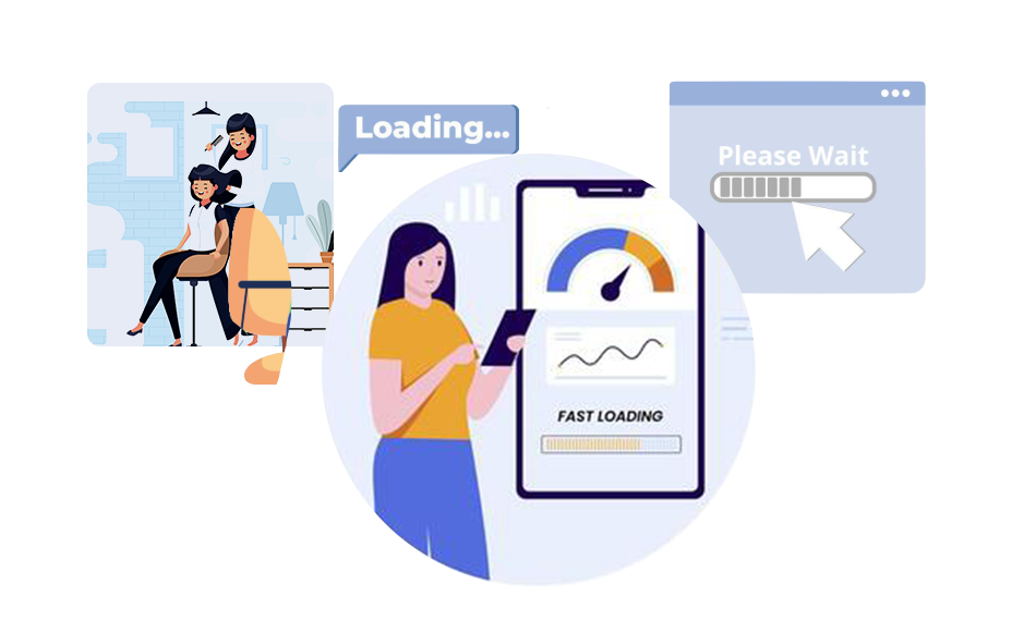 Slow Mobile Sites Salon Bookings