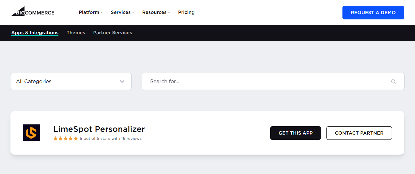 BigCommerce App for Product Personalization