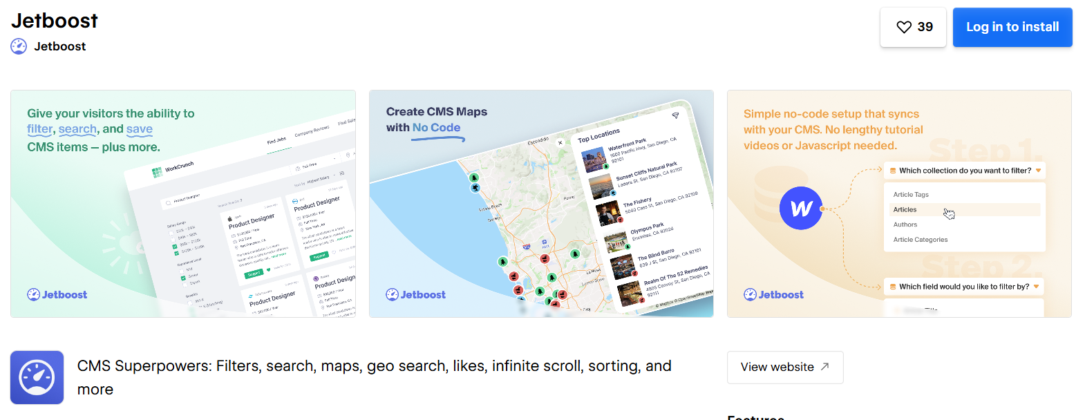 Best Webflow App Jetboost