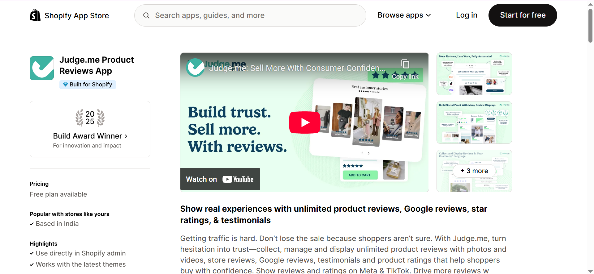 Judge.me Product Reviews App