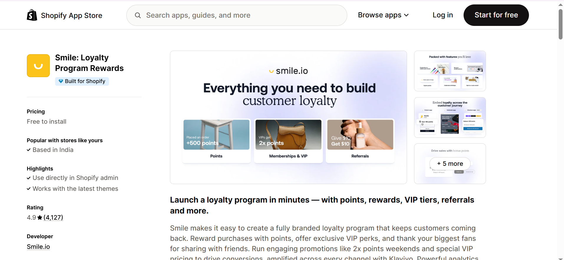 Smile: Loyalty Program & Rewards