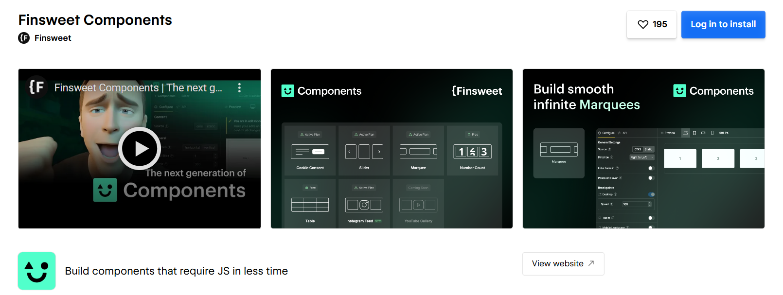 Finsweet Components App