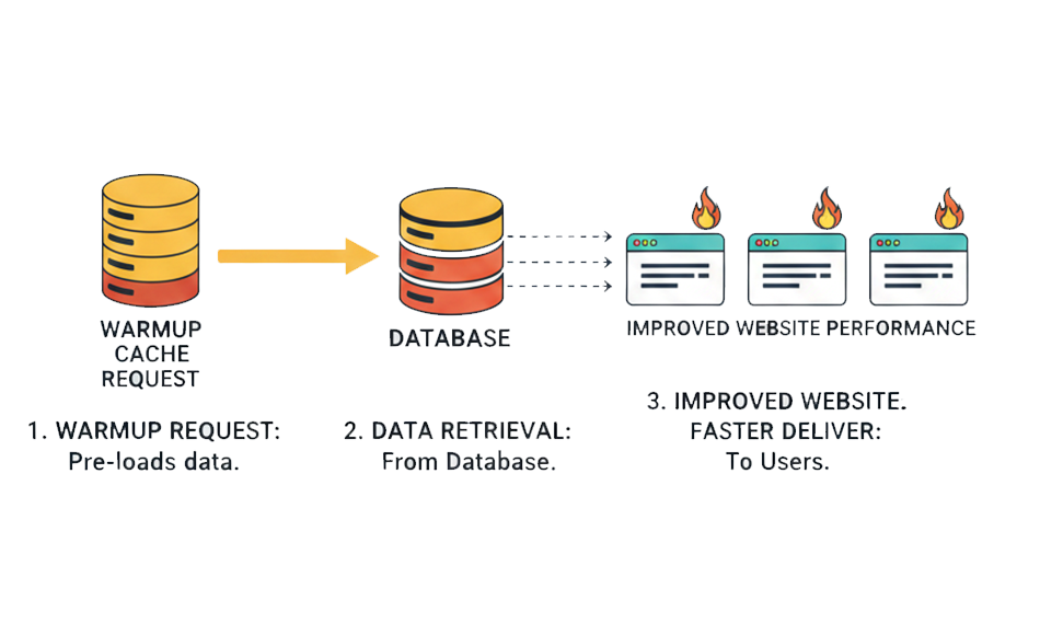 what is warmup cache request