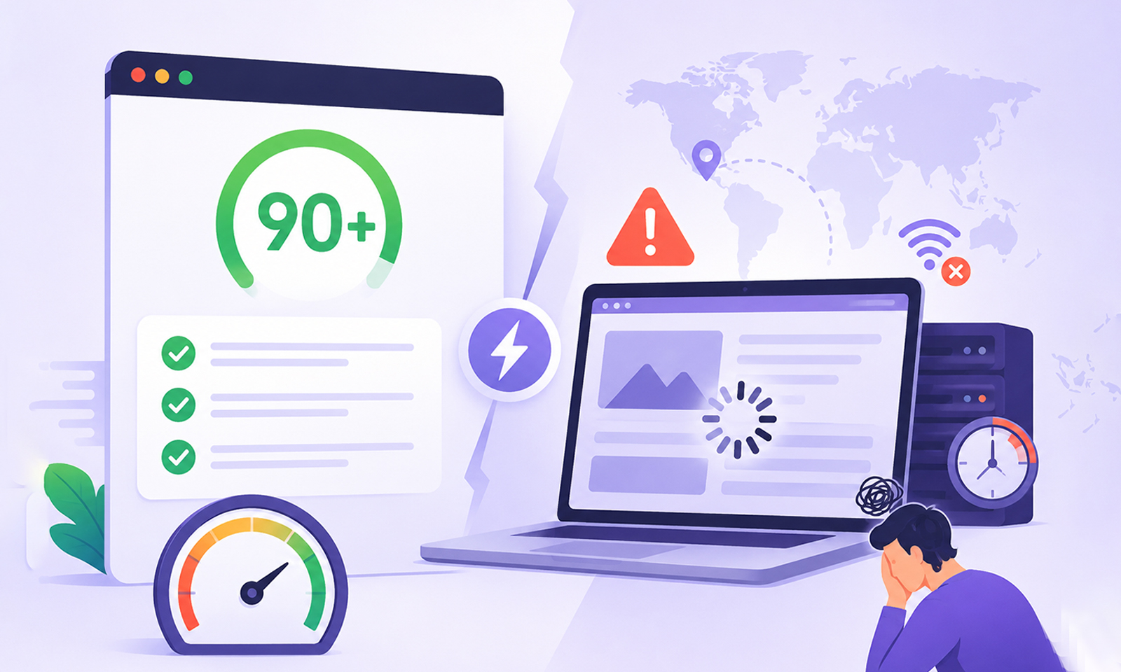 Why Your Website Loads Slowly Even with a 90 PageSpeed Score