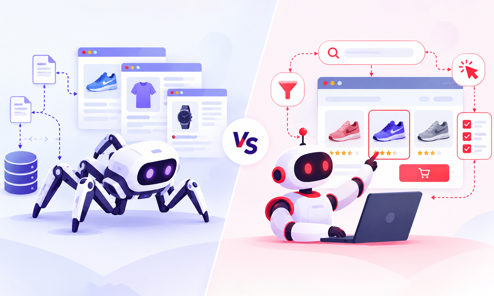 Agentic Browsing vs AI Crawling Whats the Difference