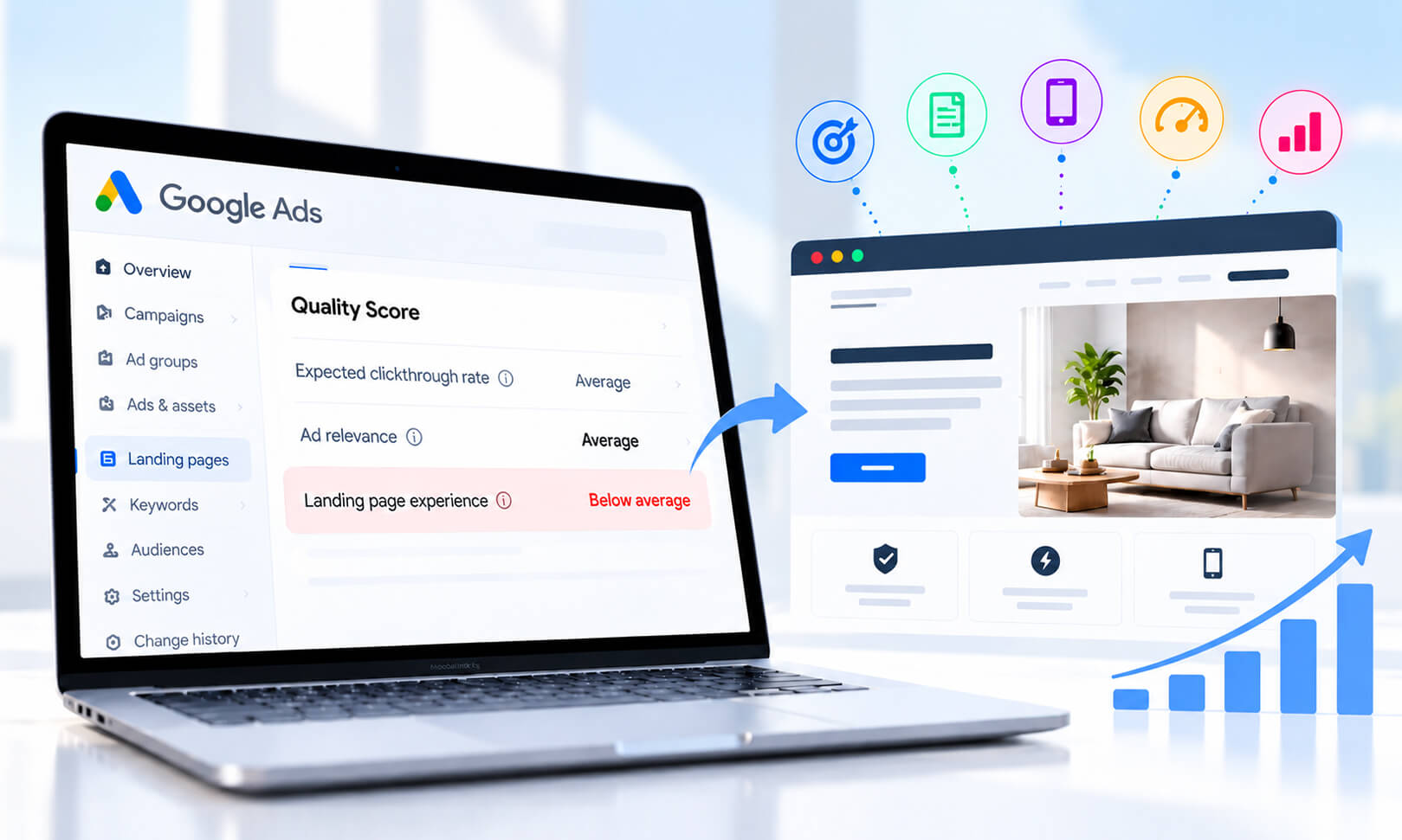 Google Ads Landing Page Experience: How to Fix “Below Average”