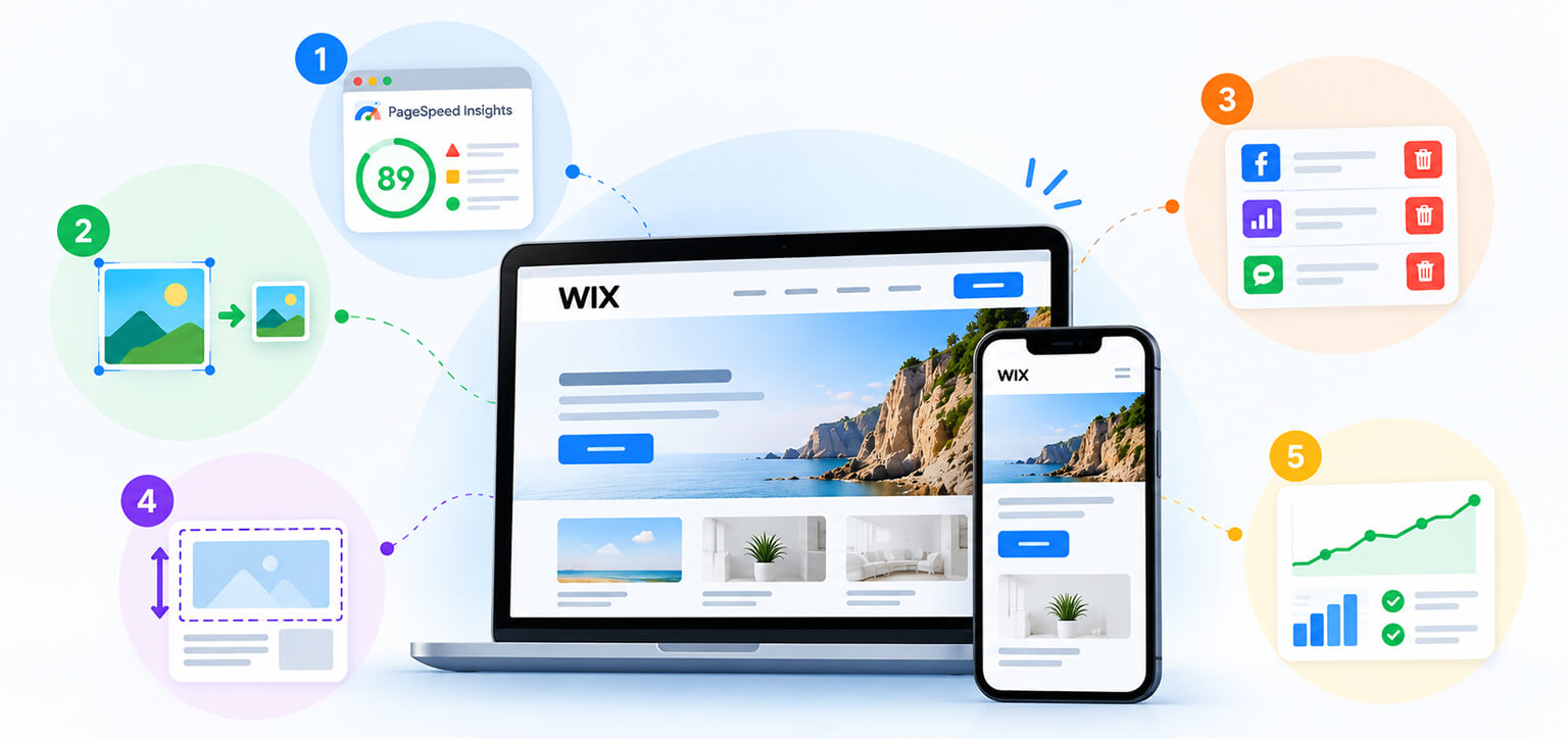 Quick Checklist to Improve Wix PageSpeed and Core Web Vitals