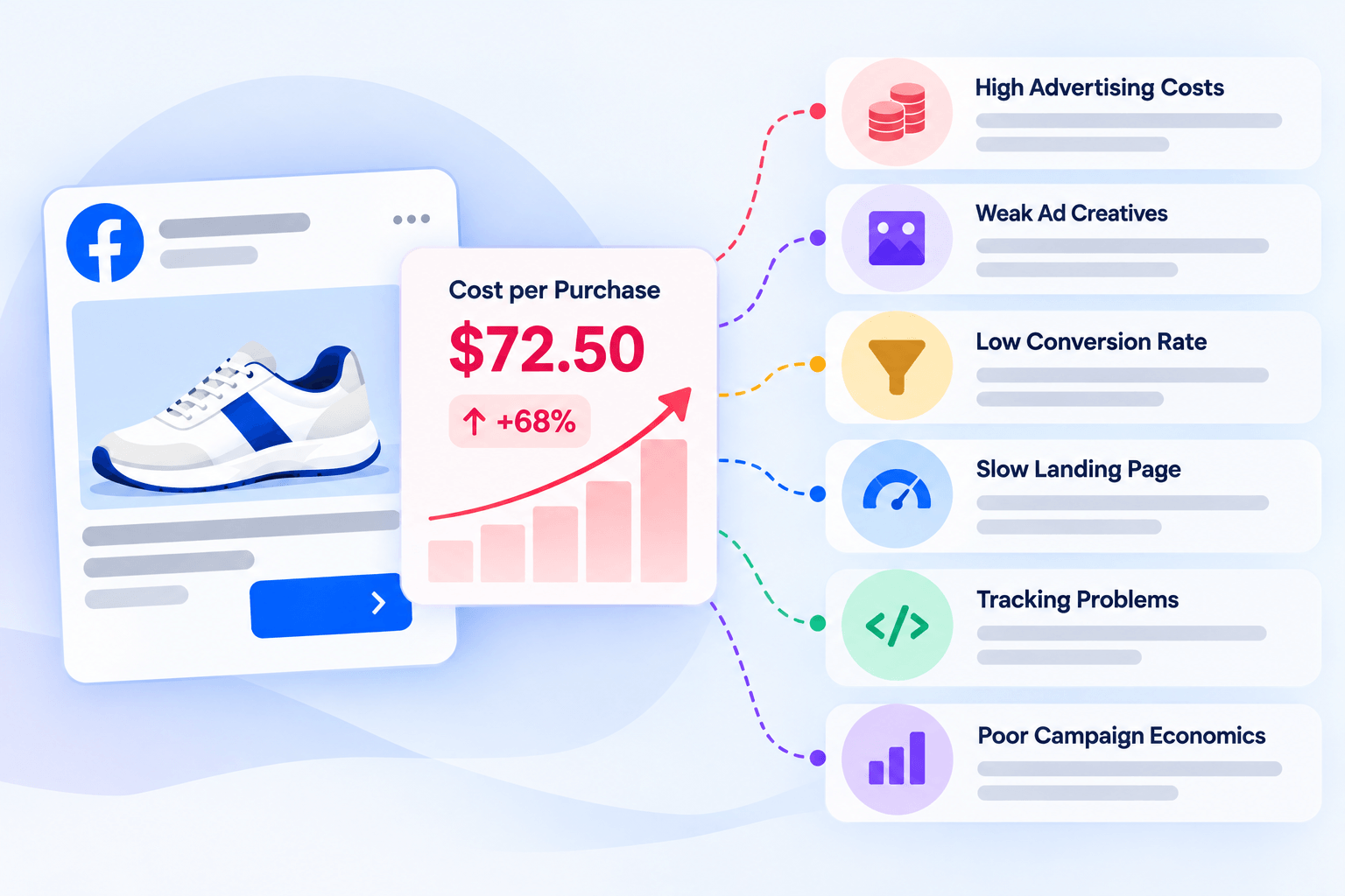 What Causes a High Facebook Ads Cost Per Purchase