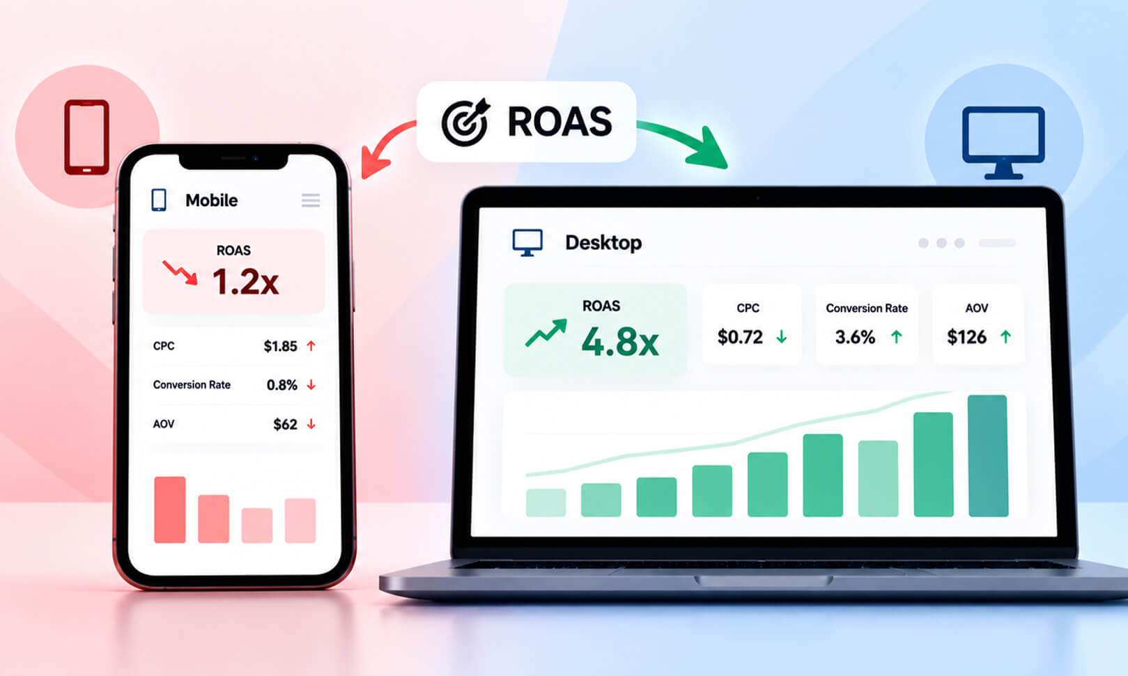 Why Is ROAS Lower on Mobile? Causes and Fixes